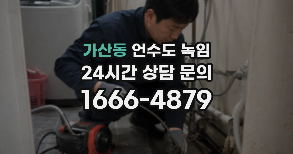 가산동 언수도 녹임