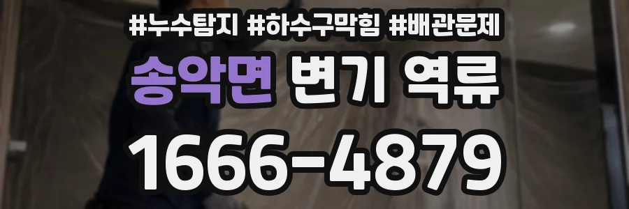 송악면 변기 역류
