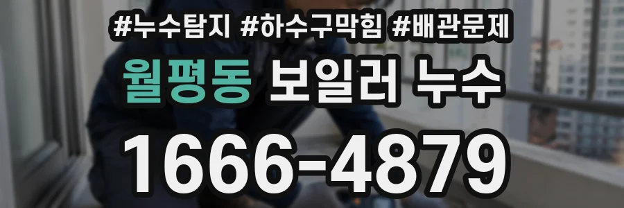 월평동 보일러 누수