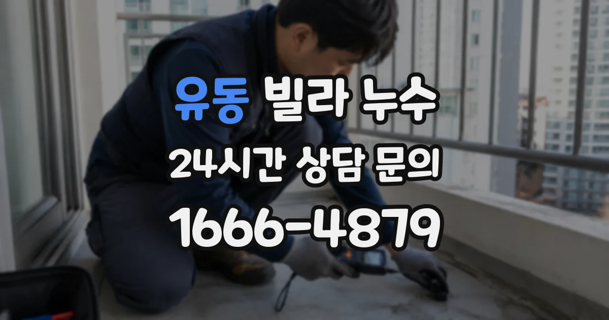 유동 빌라 누수