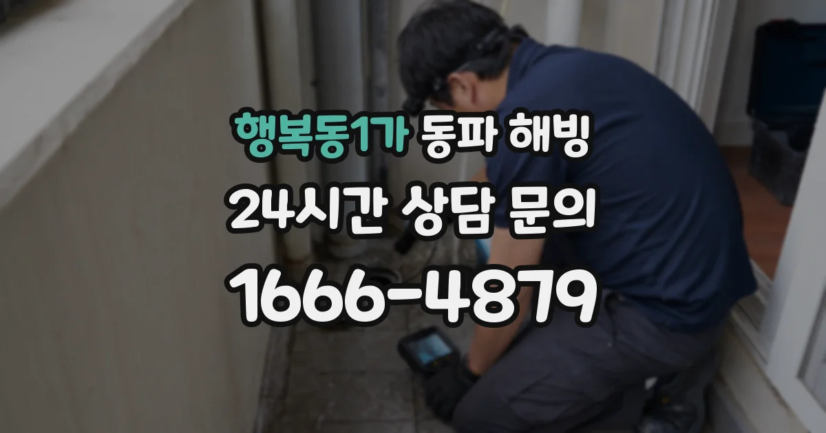행복동1가 동파 해빙