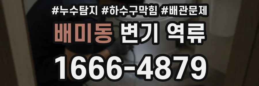 배미동 변기 역류