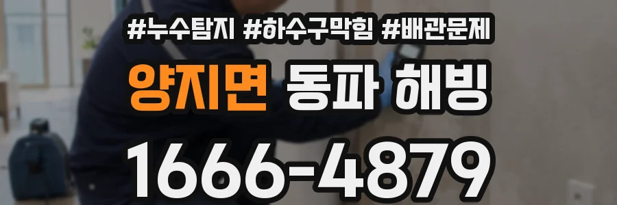 양지면 동파 해빙