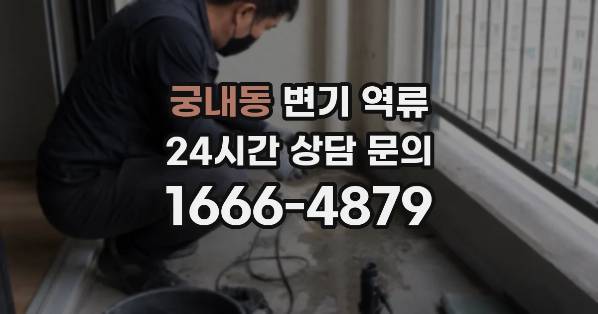 궁내동 변기 역류