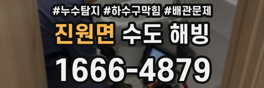 진원면 수도 해빙