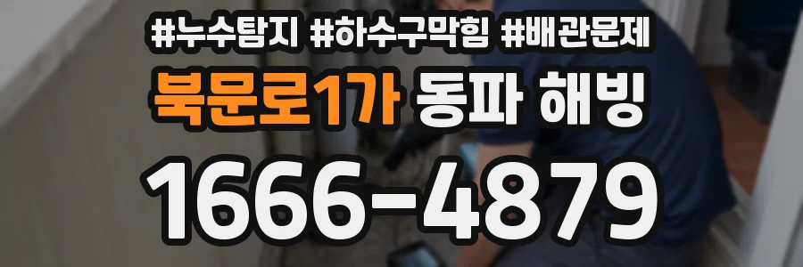 북문로1가 동파 해빙