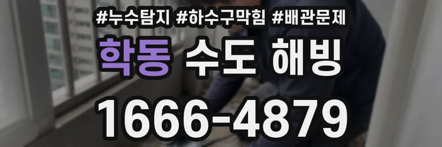 학동 수도 해빙