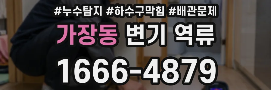 가장동 변기 역류