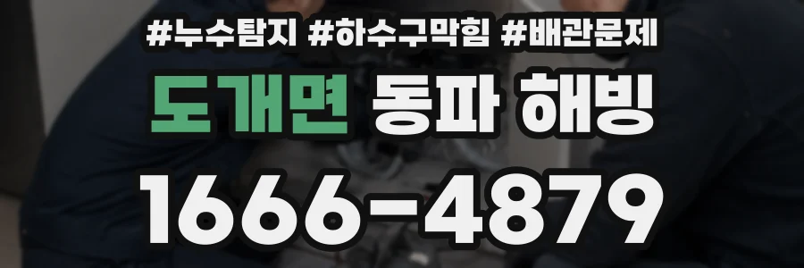 도개면 동파 해빙
