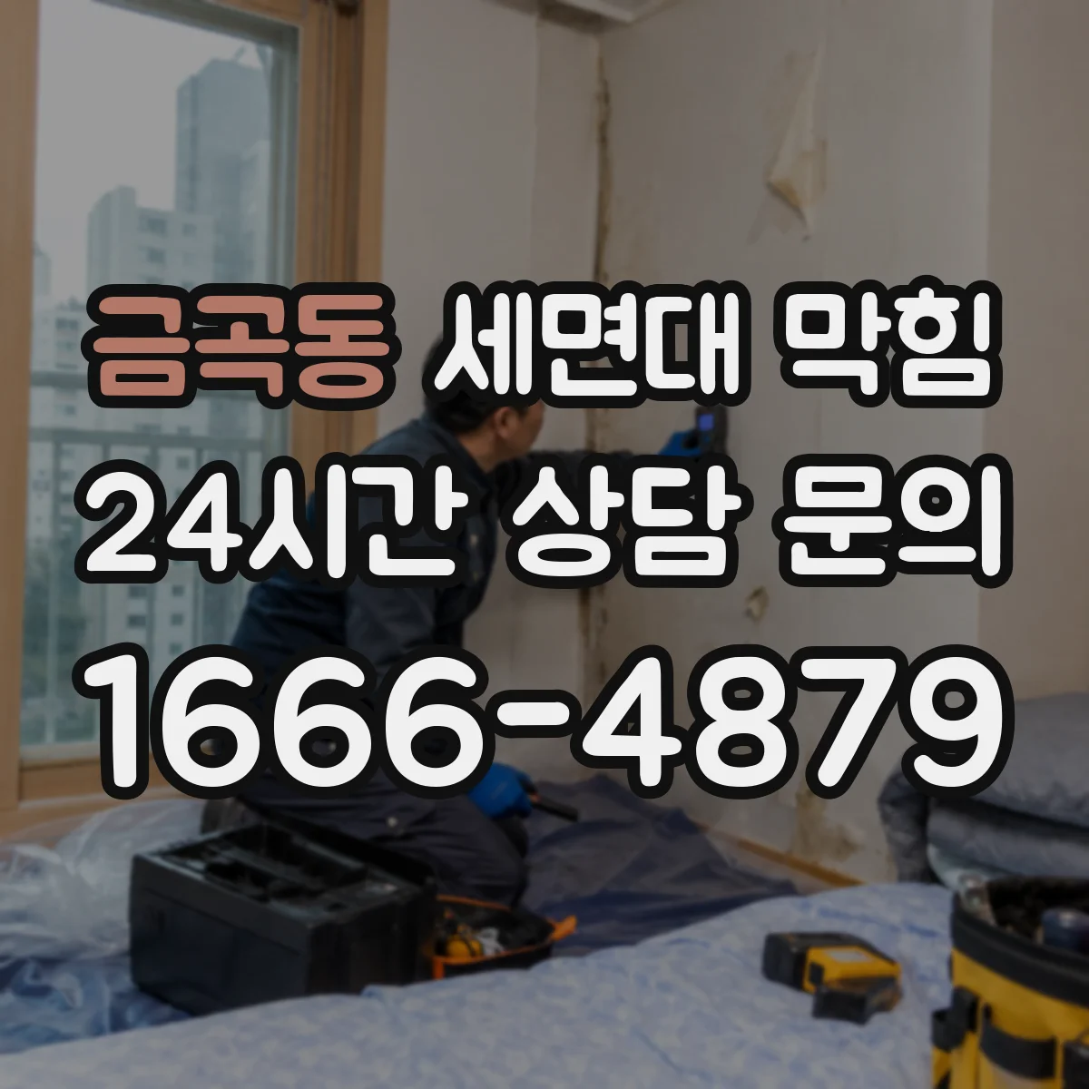 금곡동 세면대 막힘