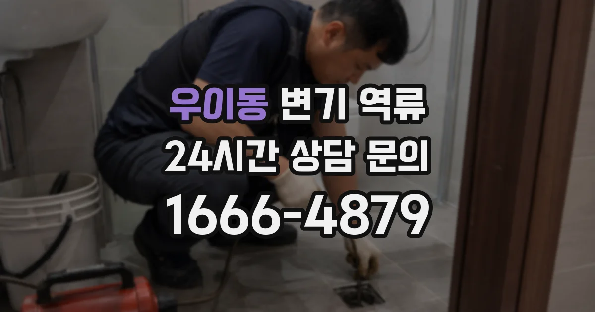 우이동 변기 역류