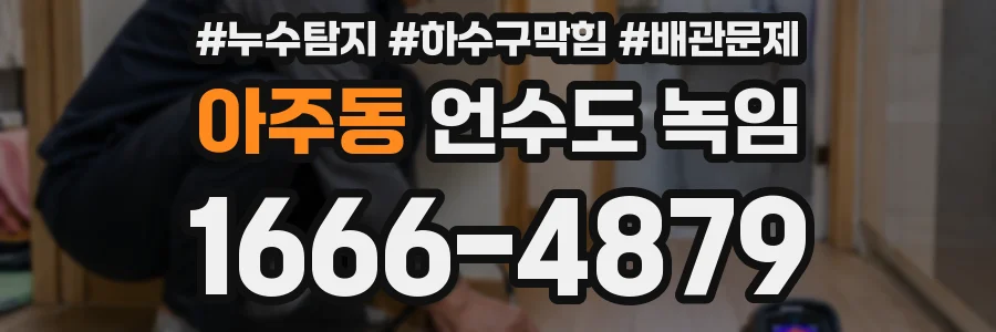 아주동 언수도 녹임