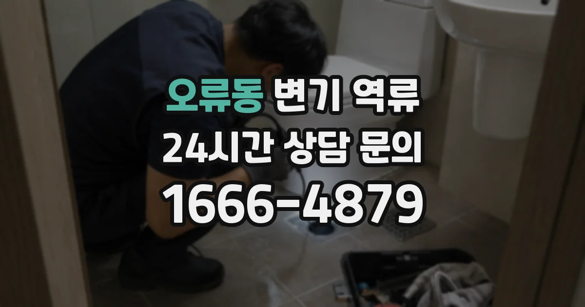 오류동 변기 역류