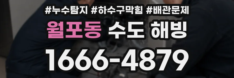 월포동 수도 해빙