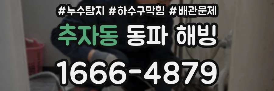 추자동 동파 해빙