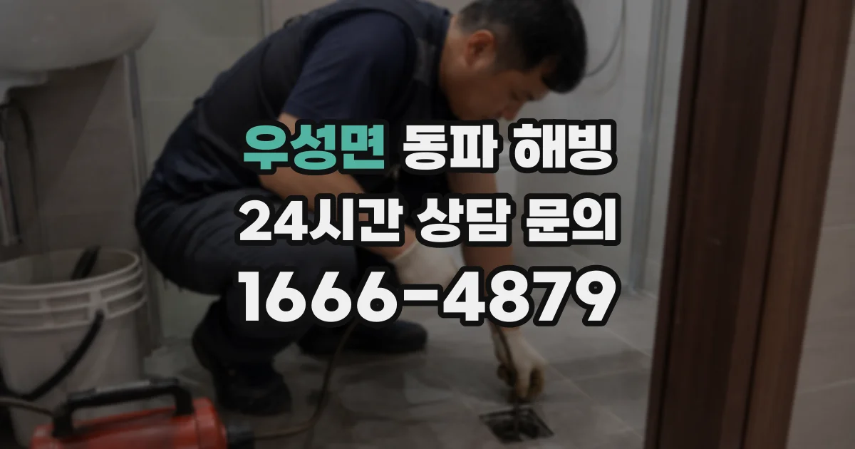 우성면 동파 해빙