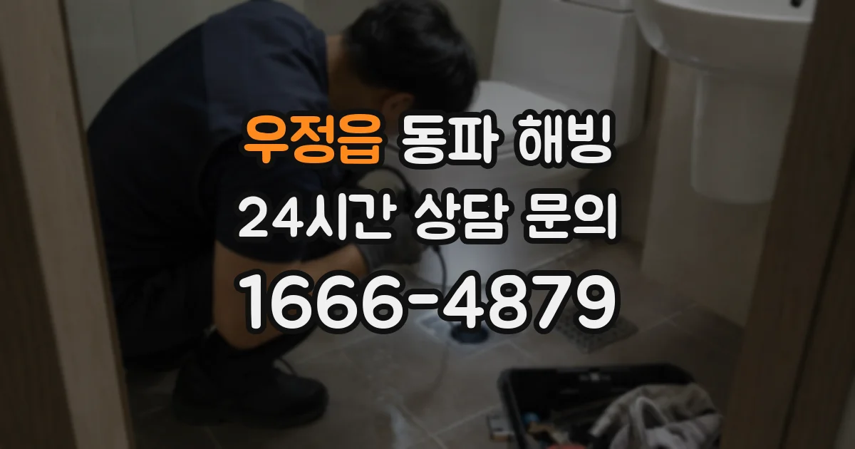 우정읍 동파 해빙