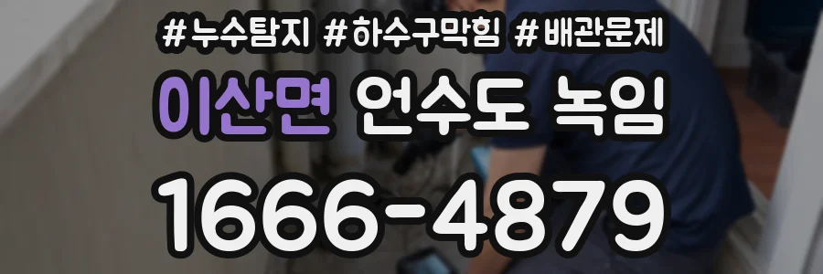 이산면 언수도 녹임