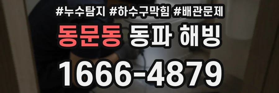 동문동 동파 해빙