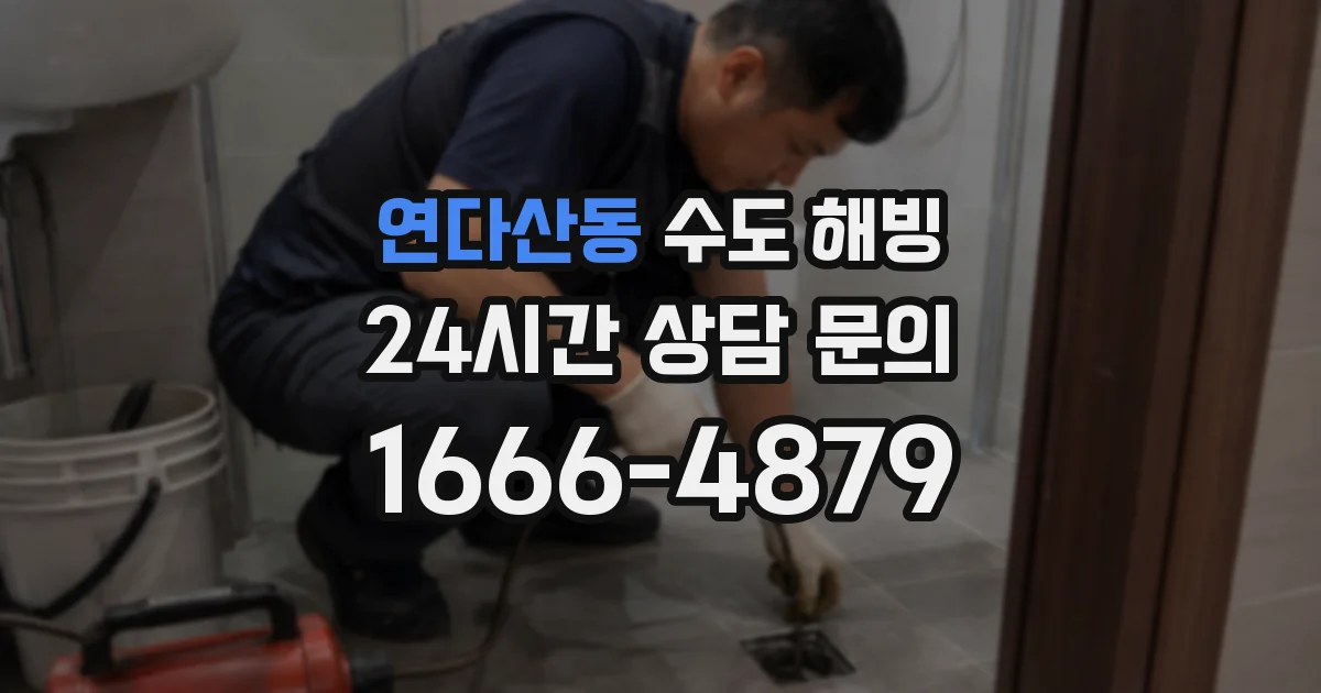 연다산동 수도 해빙