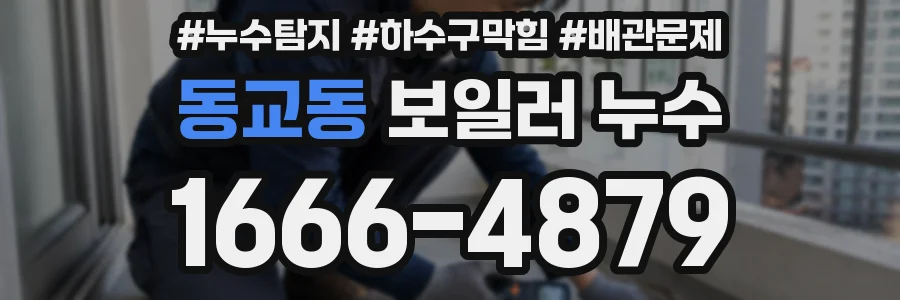 동교동 보일러 누수