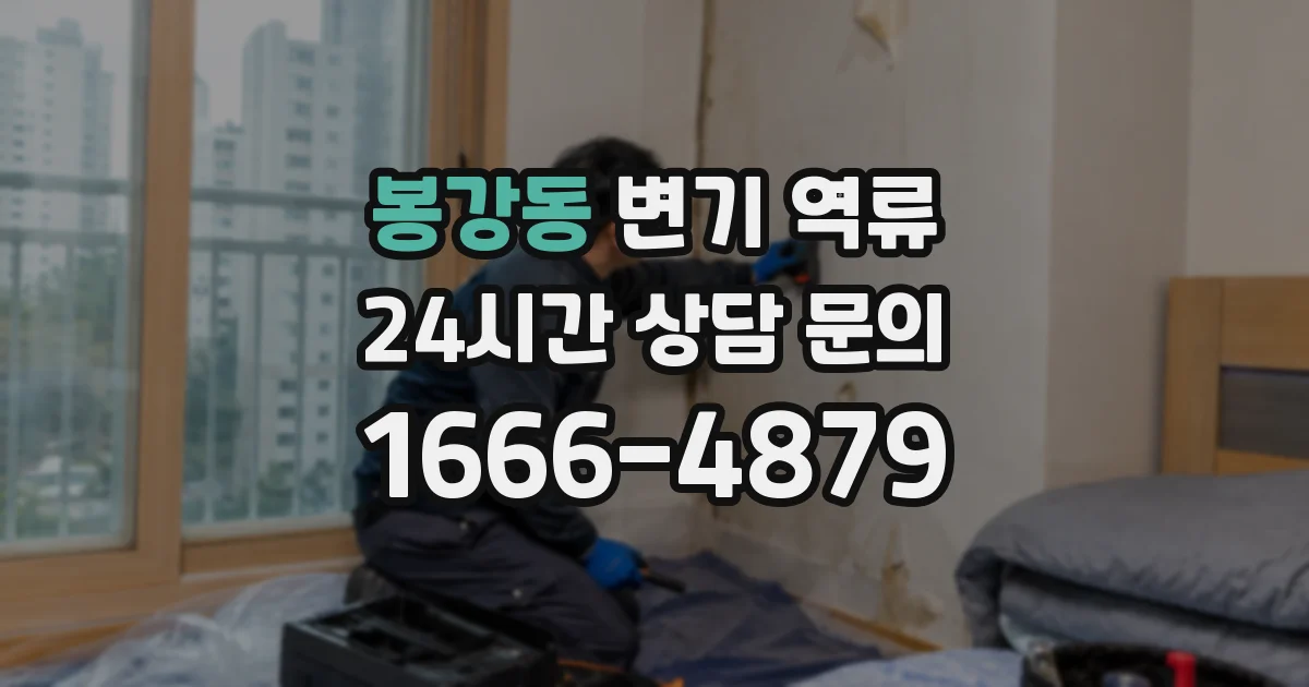 봉강동 변기 역류