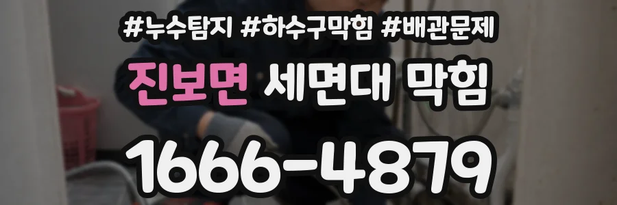 진보면 세면대 막힘