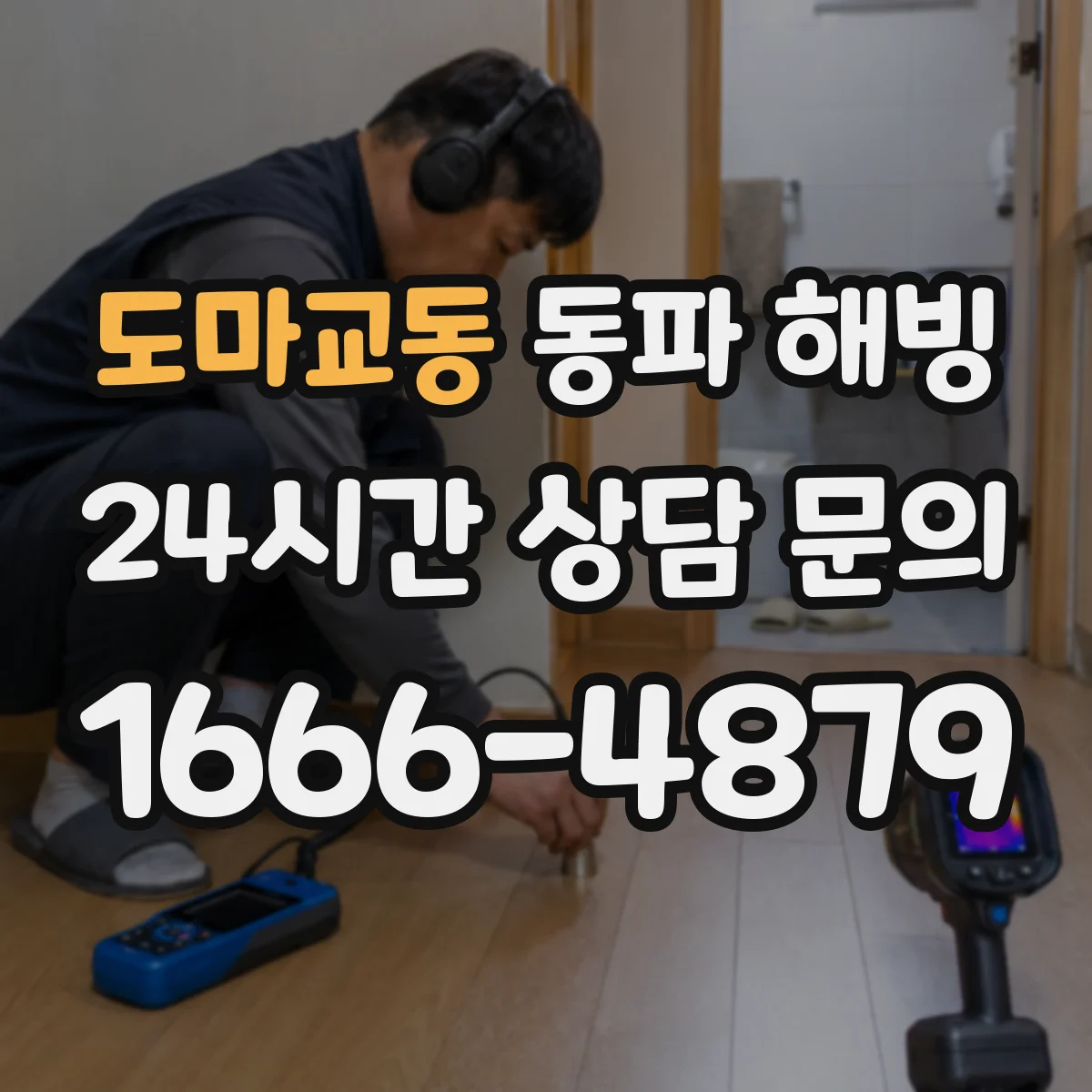 도마교동 동파 해빙