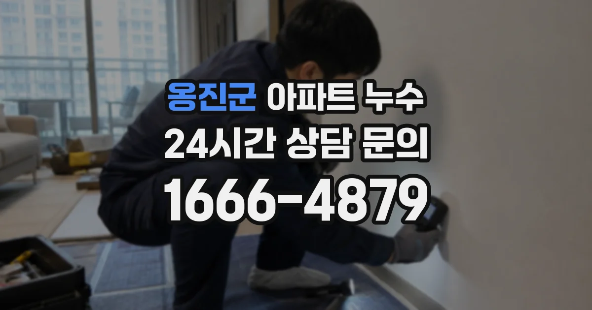 옹진군 아파트 누수