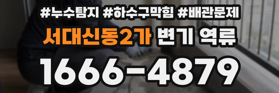 서대신동2가 변기 역류