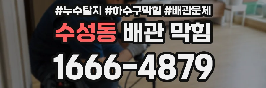 수성동 배관 막힘
