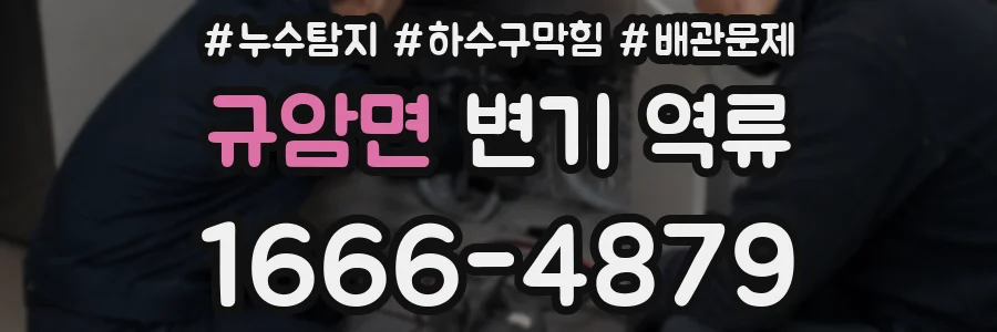 규암면 변기 역류