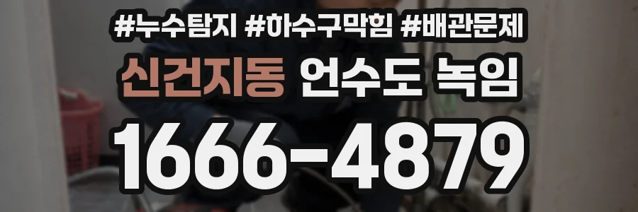 신건지동 언수도 녹임