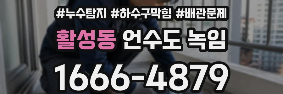 활성동 언수도 녹임
