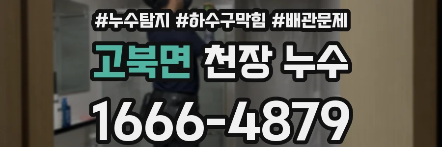 고북면 천장 누수