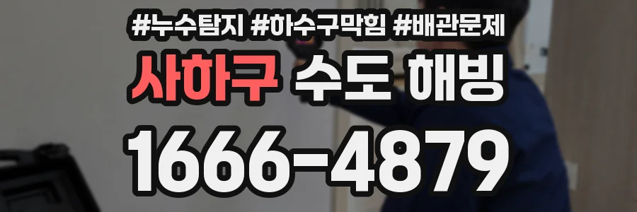 사하구 수도 해빙