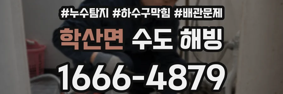 학산면 수도 해빙