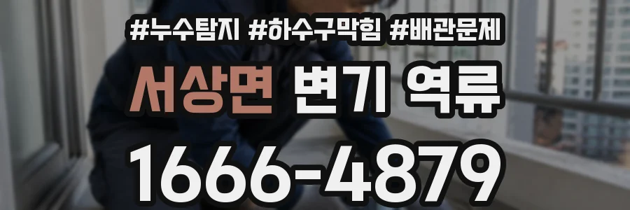 서상면 변기 역류