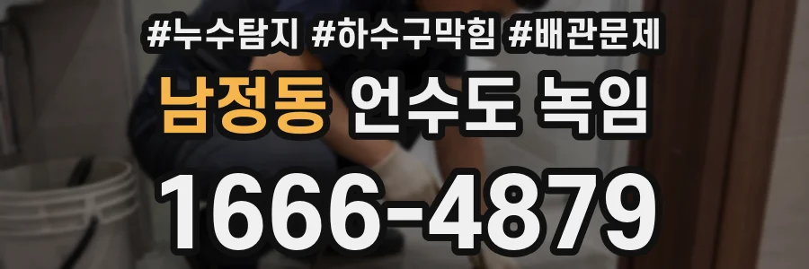 남정동 언수도 녹임