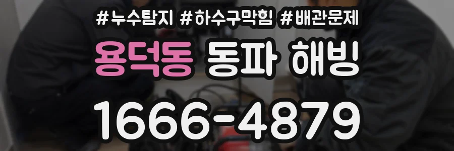 용덕동 동파 해빙