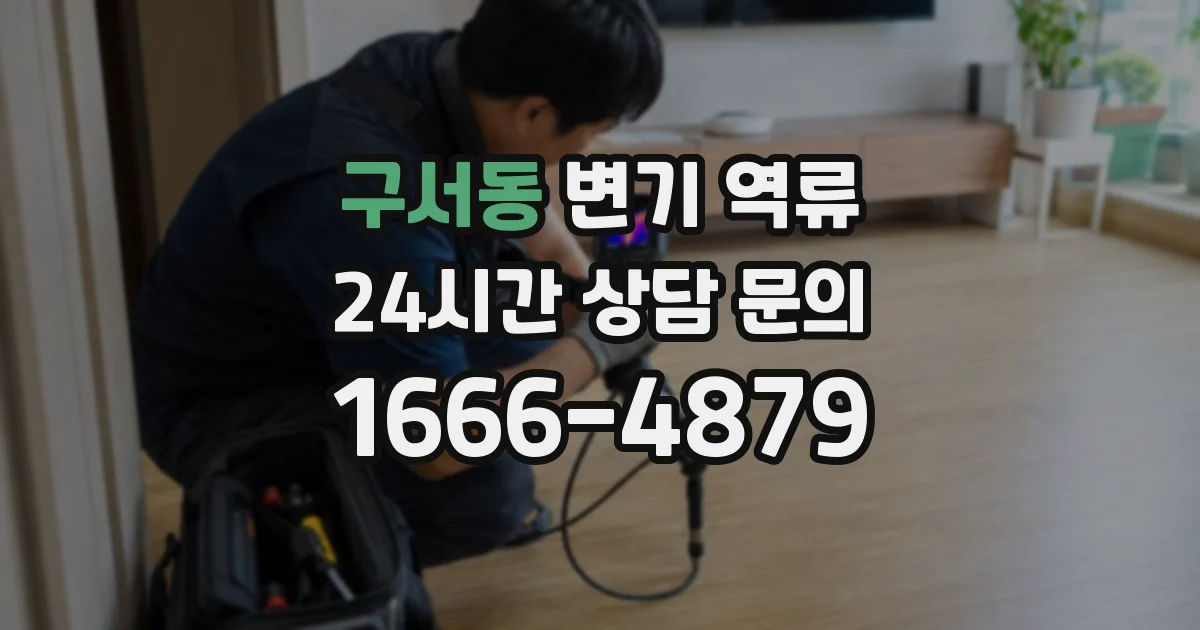 구서동 변기 역류