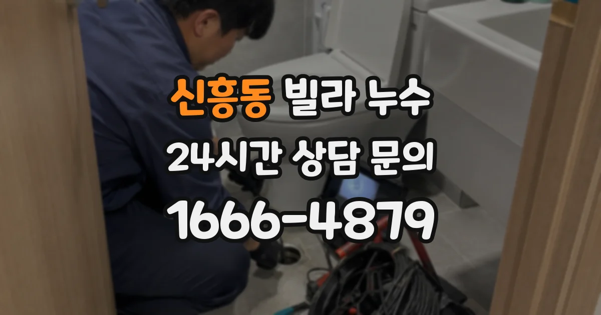 신흥동 빌라 누수