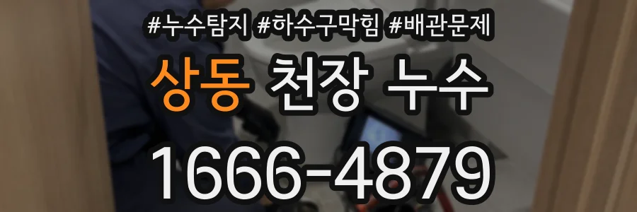 상동 천장 누수