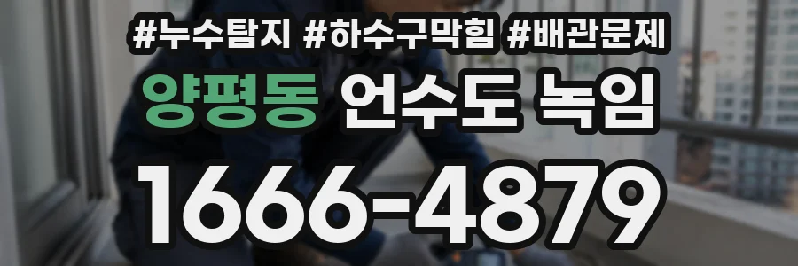 양평동 언수도 녹임