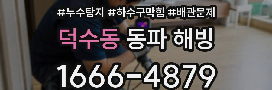 덕수동 동파 해빙