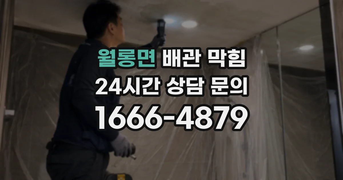 월롱면 배관 막힘