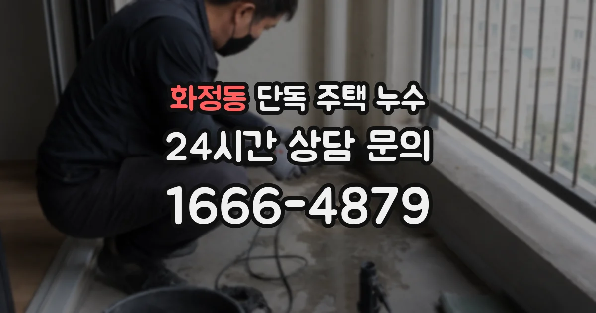 화정동 단독 주택 누수