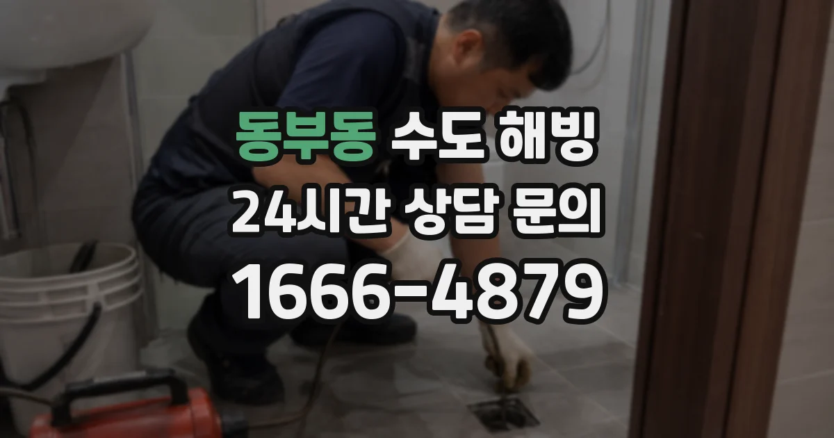 동부동 수도 해빙