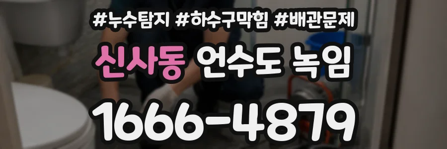 신사동 언수도 녹임