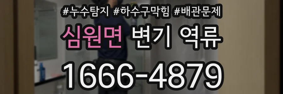 심원면 변기 역류